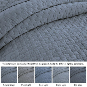 Palassio pillow shams complete the set with a coordinated look and simple care.