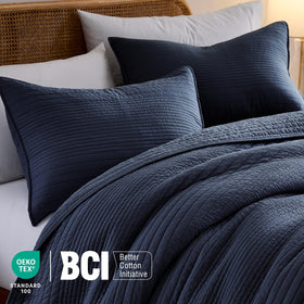 Palassio cotton close-up emphasizes soft weave and breathable fabric