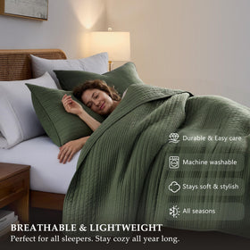 Palassio lightweight coverlet ideal for hot sleepers and layering