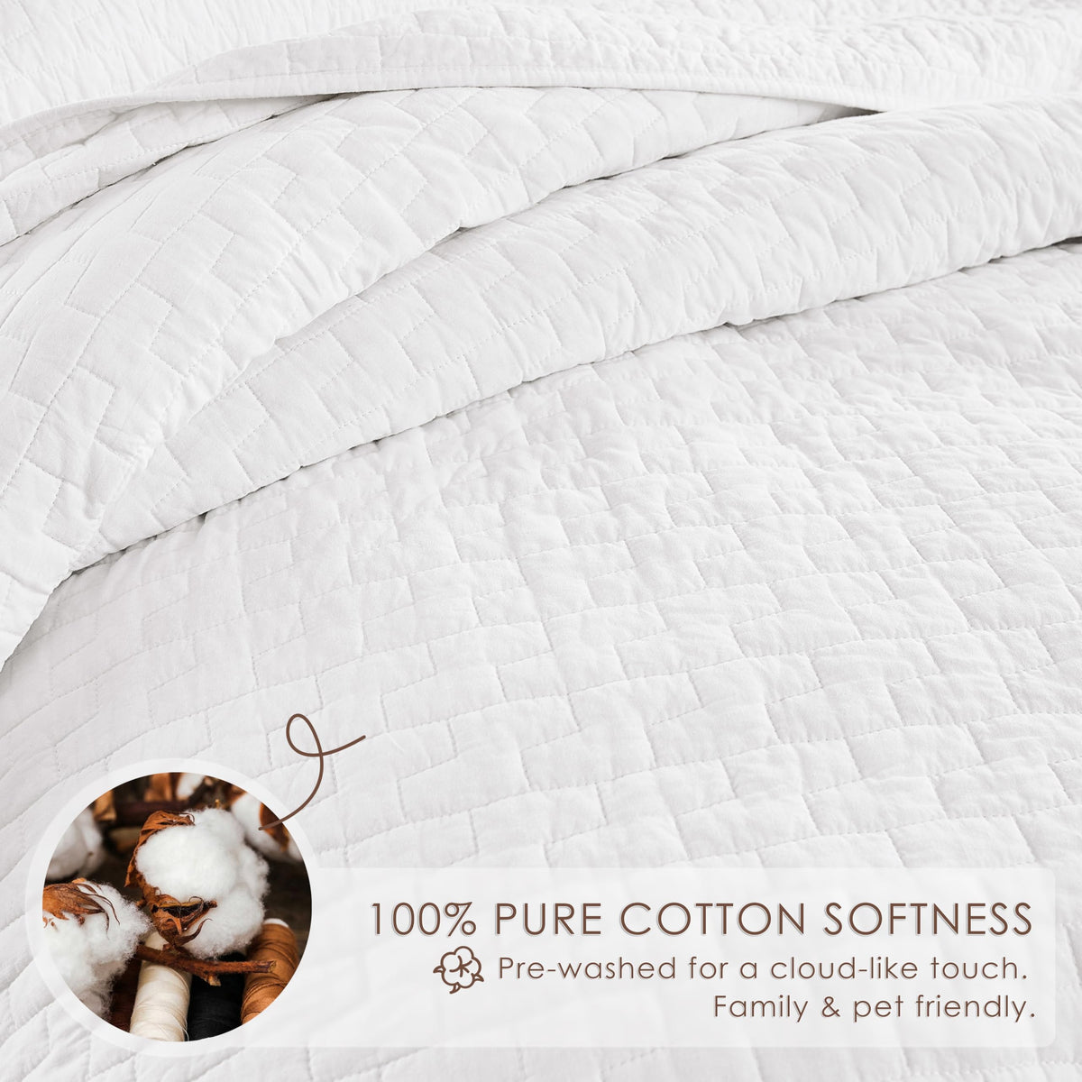 Palassio modern pattern quilt design adds subtle elegance to room