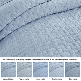 Palassio neutral shabby chic design on bed enhances timeless bedroom decor.