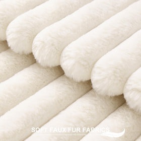 Pallene cream white pillow cover with bold stripe design adds chic flair