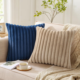 Pallene hidden zipper pillow cover keeps a seamless look.