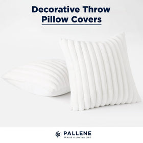 Pallene pillow cover color options including beige and cream for decor