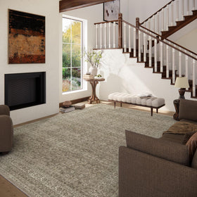 Palohom-boho-vintage-pattern emphasizes stylish, distressed design perfect for living rooms and bedrooms.