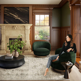 Palohom easy-clean rug for quick spot-clean maintenance.