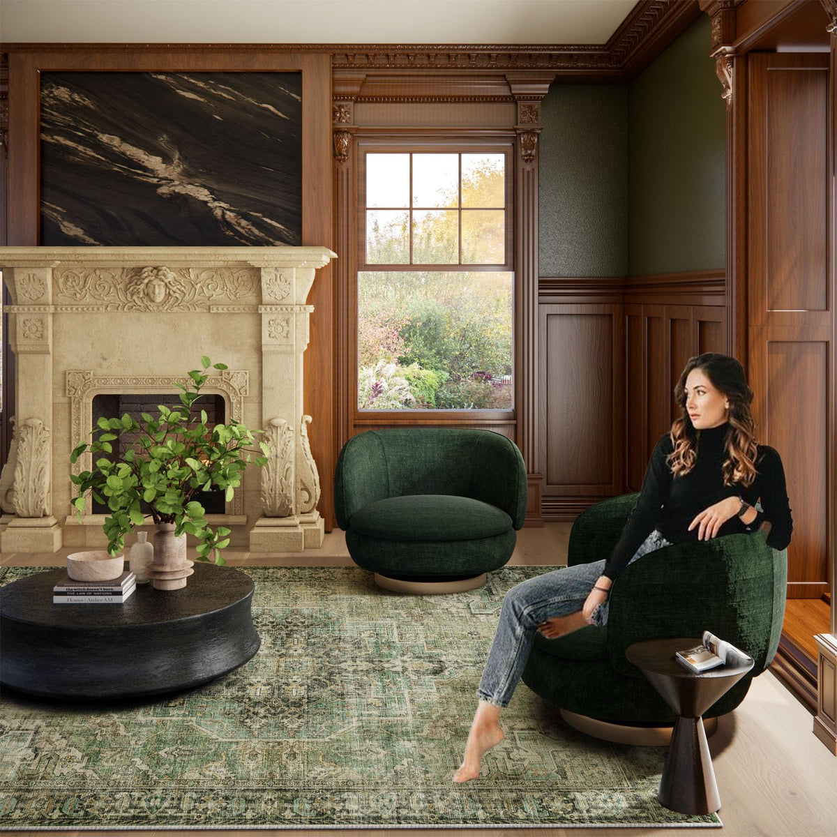 Palohom farmhouse nursery rug balances style and practicality for daily life.
