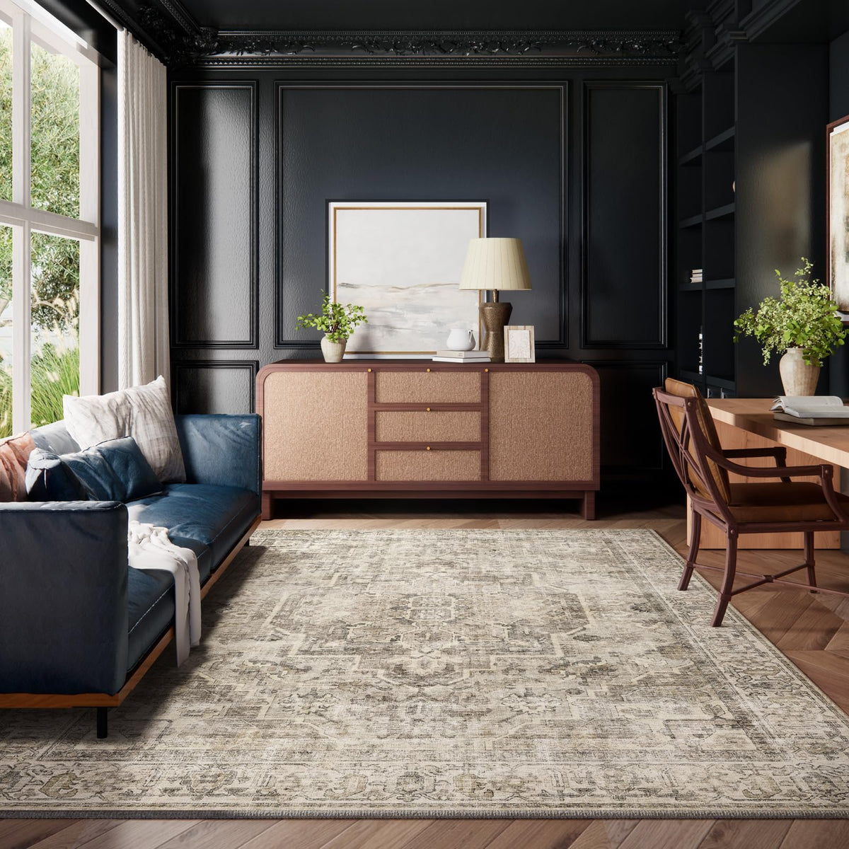 Palohom kids and pets friendly rug for busy homes.