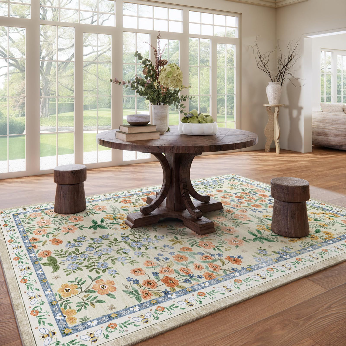 Palohom kids playroom rug boosts decor while remaining easy to care for