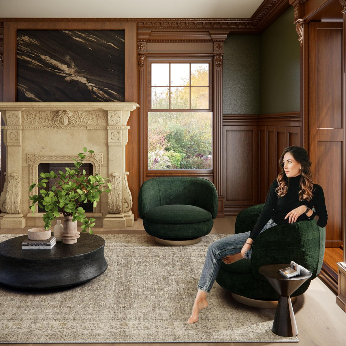 Palohom kitchen-dining rug supports busy homes with easy care and warmth.