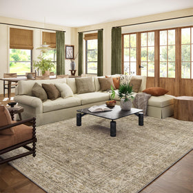 Palohom machine washable rug in living room with kids and pets, easy cleanup