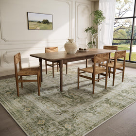 Palohom non-slip back rug stays put on hard floors during everyday use.