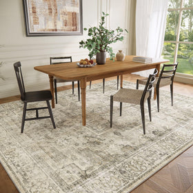 Palohom soft low-pile rug feels plush under bare feet.