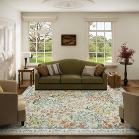 Palohom stain-resistant area rug wipes clean after spills