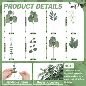 Palonu eucalyptus stems assembled into a DIY bouquet concept.