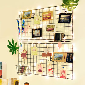 PAMANO grid with photos demonstrates customizable wall display.