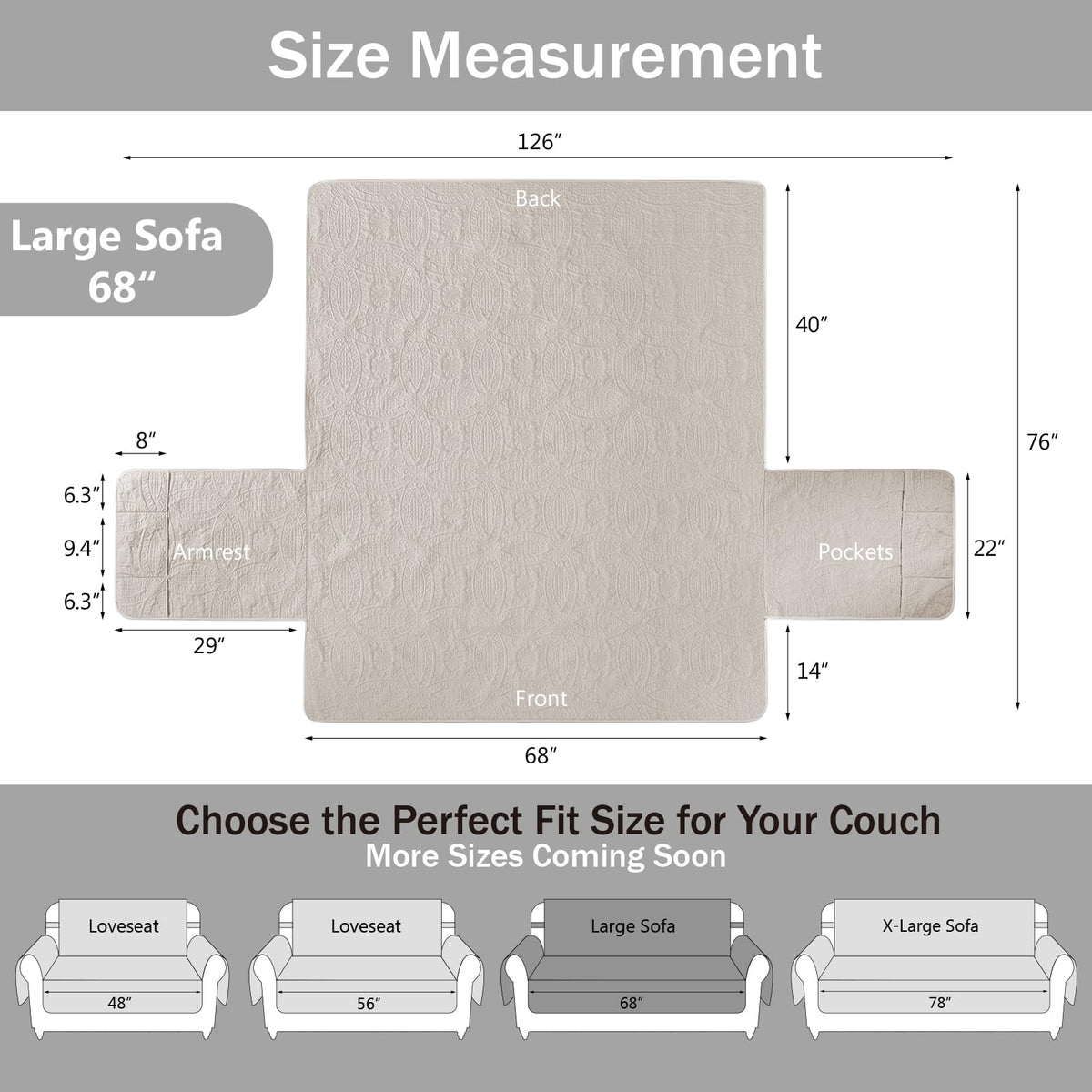 Pamhaven easy-care sofa cover complements cozy living spaces