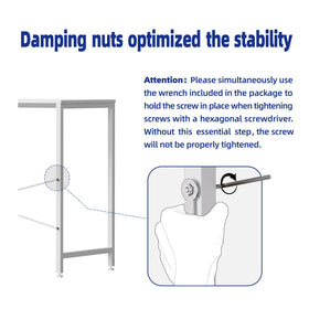Pamray desk damping nuts, sturdy construction for daily use.