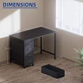Pamray desk legs with anti-scratch protectors safeguarding floors