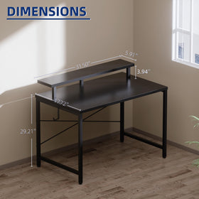 Pamray desk with easy assembly saves time on setup.