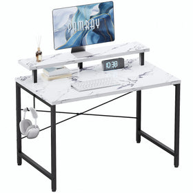 Pamray marble desk surface ideal for compact, organized workspaces.