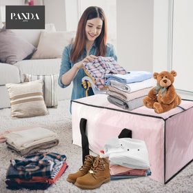 PANDA JOYS 24-gallon capacity suits dorm and home storage needs.