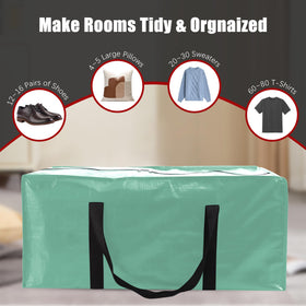 PANDA JOYS bags organize clothing, toys, and more for quick decluttering.
