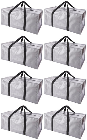 PANDA JOYS extra-large moving bag showing 40 gal capacity for bulky items.