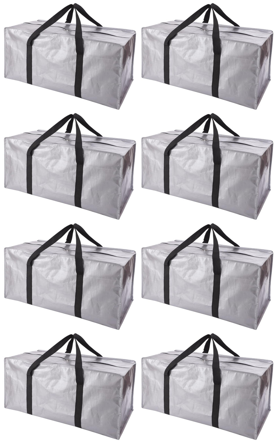 PANDA JOYS extra-large moving bag zipper close-up for secure transport.