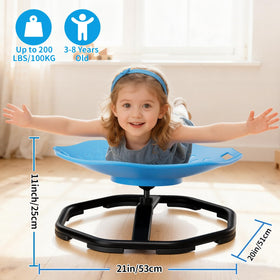 Pandapop Spinning Chair offers a 360-degree silent spin for smooth movement.