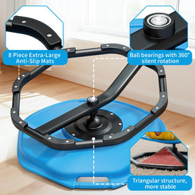 Pandapop Spinning Chair with metal base and anti-slip pads for stable sessions.