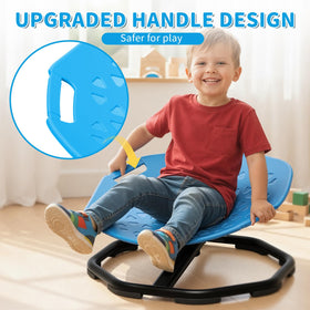 Pandapop Spinning Chair octagonal diamond panel reflecting light for engaging visuals.