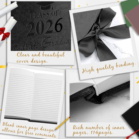 Panelee 72 sheets and 144 pages support generous guest signatures.