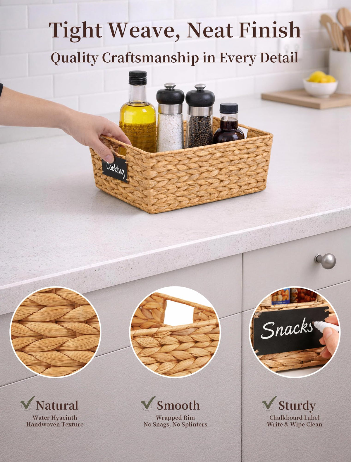 Panovox easy wipe-clean care simplifies pantry maintenance