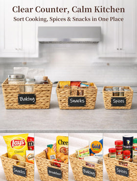 Panovox baskets show front and back handles for easy pulling