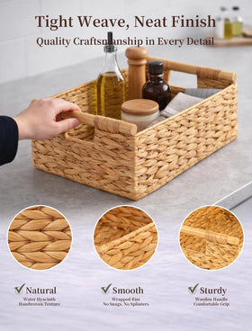 Panovox basket for dry storage, ideal for pantry or bathroom shelves