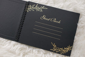 Paper 'n Such first page in gold foil adds a personalized touch.