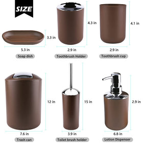 Papillon liquid soap dispenser with durable pump minimizes leaks and spills.