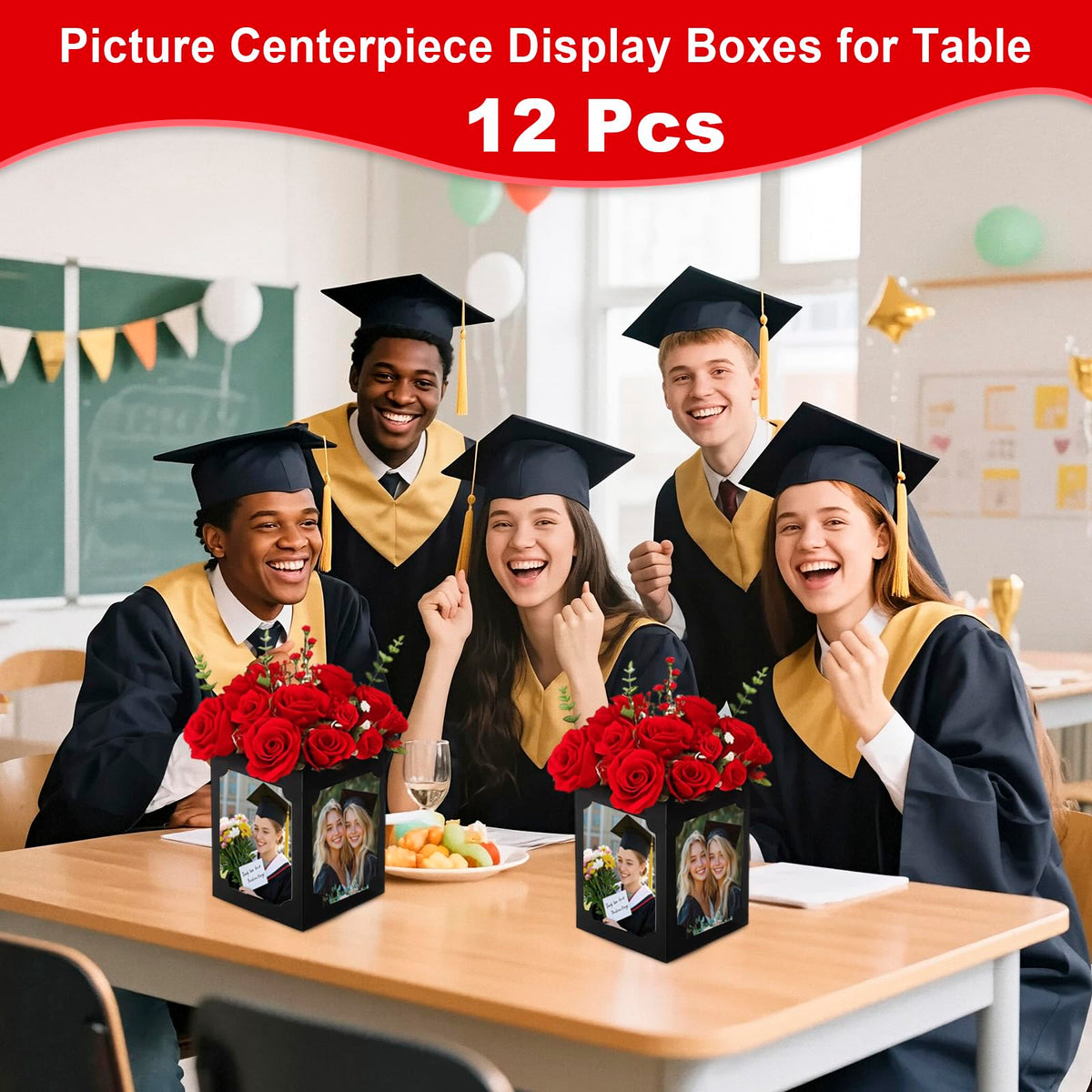 PARAQUIP four-sided photo windows highlight memories on every side.