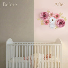 Pardecor ready-to-hang backdrop simplifies decorating in minutes.