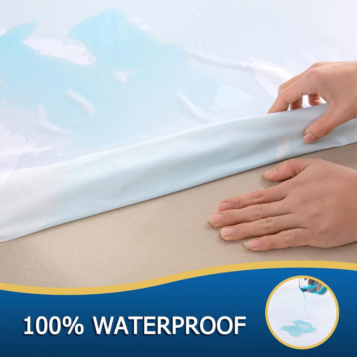 Parkdeny King ultra-soft microfiber top delivers plush comfort night after night.