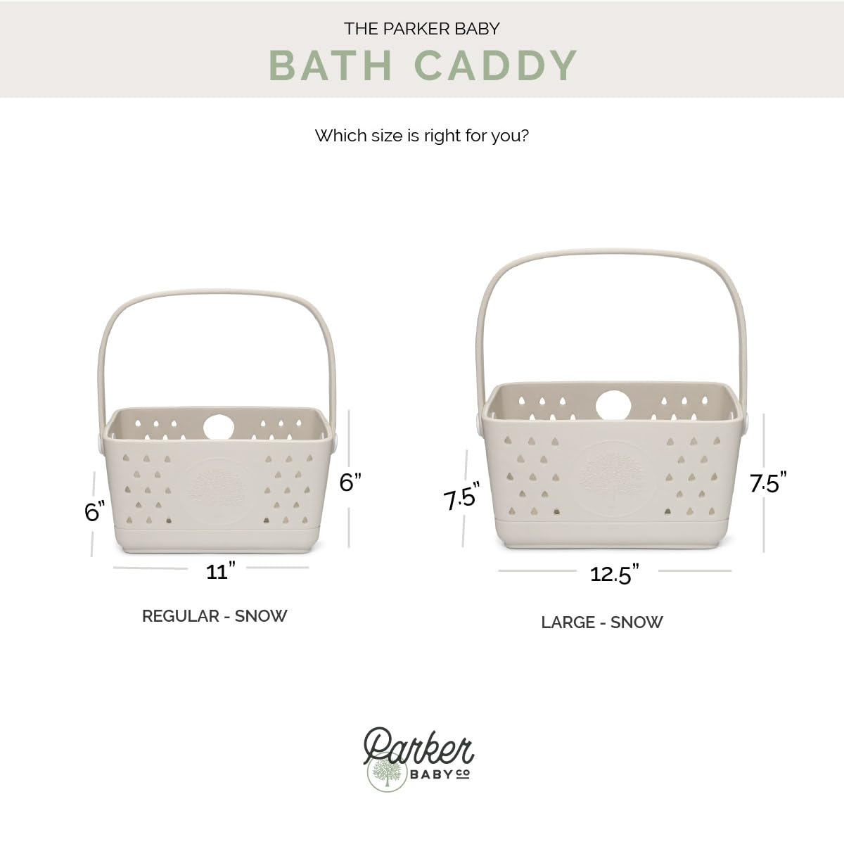 Parker Baby Co Bath Caddy made from EVA foam with soft touch.
