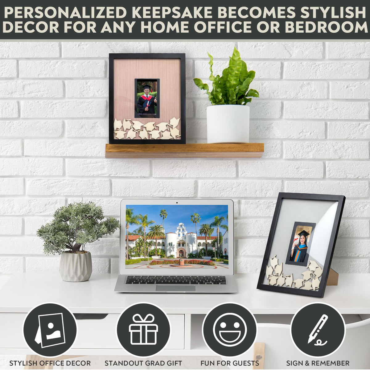 Parkway Home classic wood background mat for traditional decor