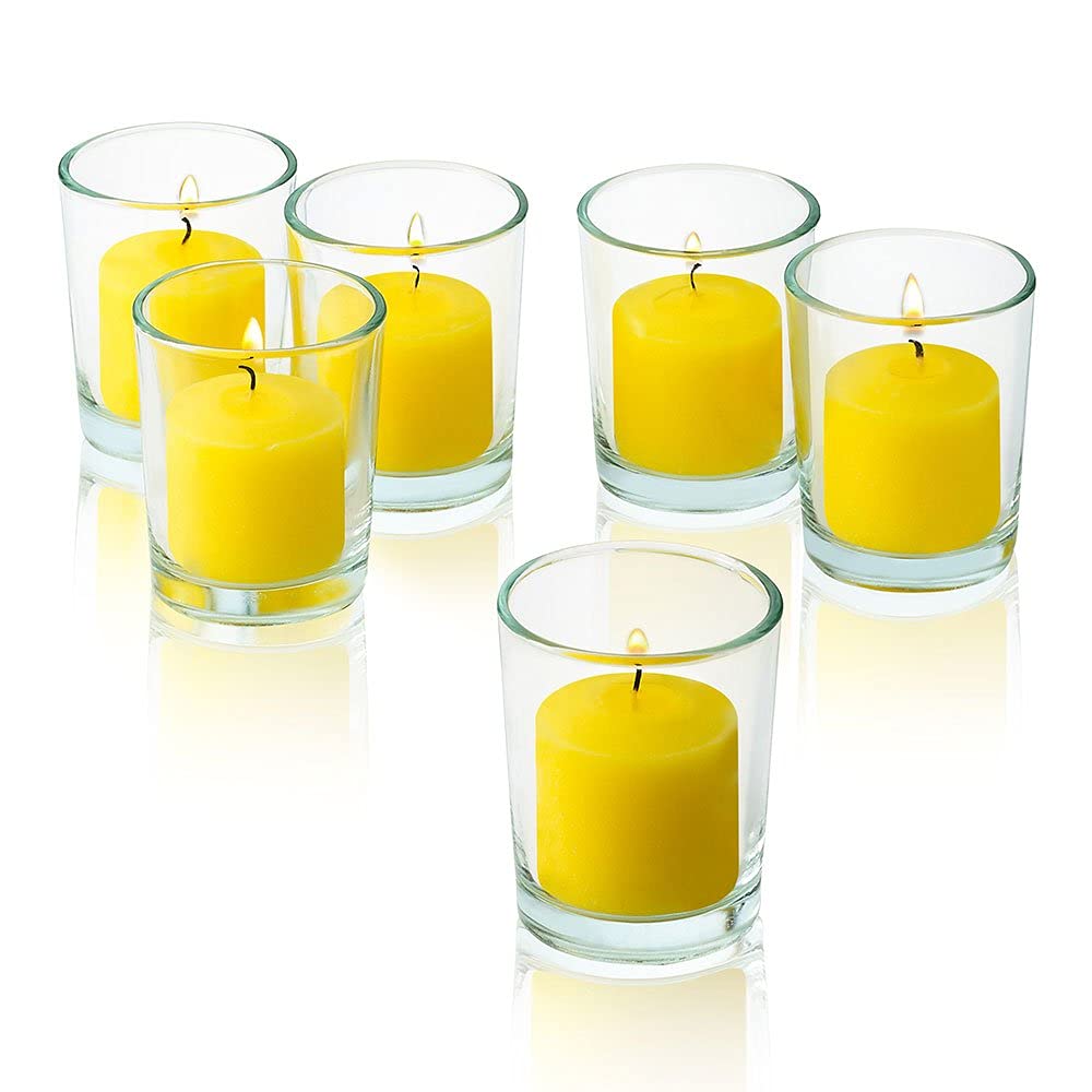 PARNOO lead-free wick votives deliver clean burn outdoors