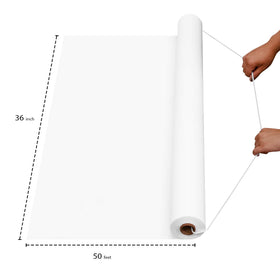 Party Essentials white aisle runner designed for indoor and outdoor venues