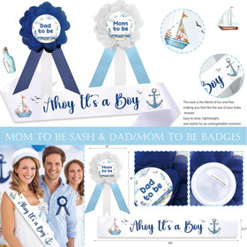 Party Inspo nautical tablecloth sets the party deck with oceanic style