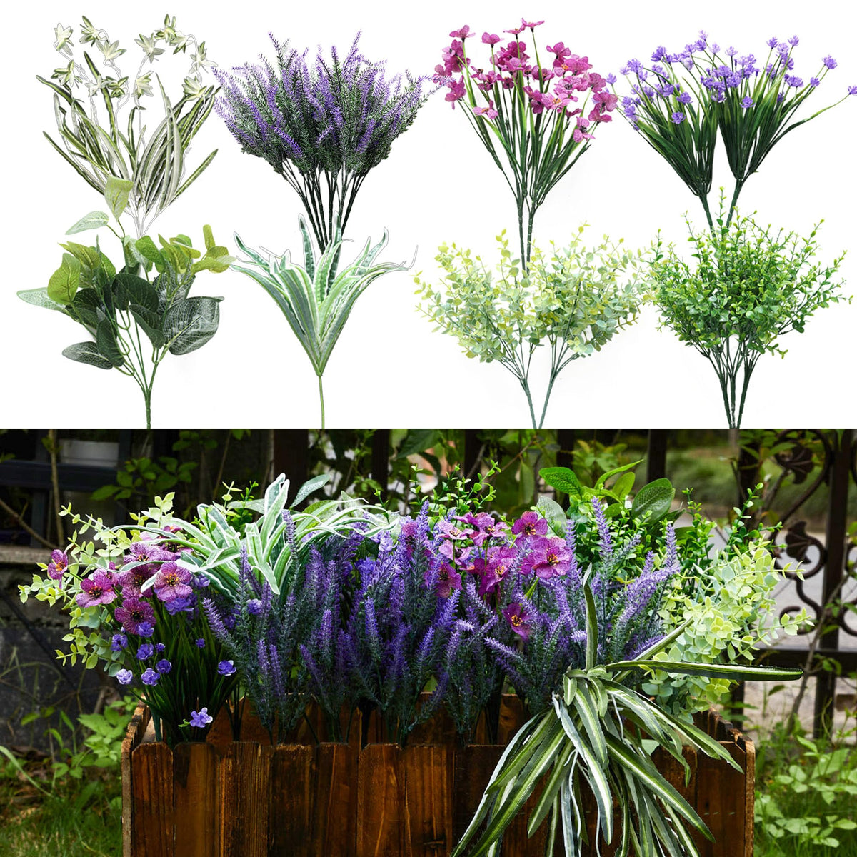 Party Joy lavender flowers for outdoor spaces add vibrant color with UV-resistant realism.