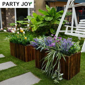 Party Joy patio garden accents offer easy styling without watering or pests.