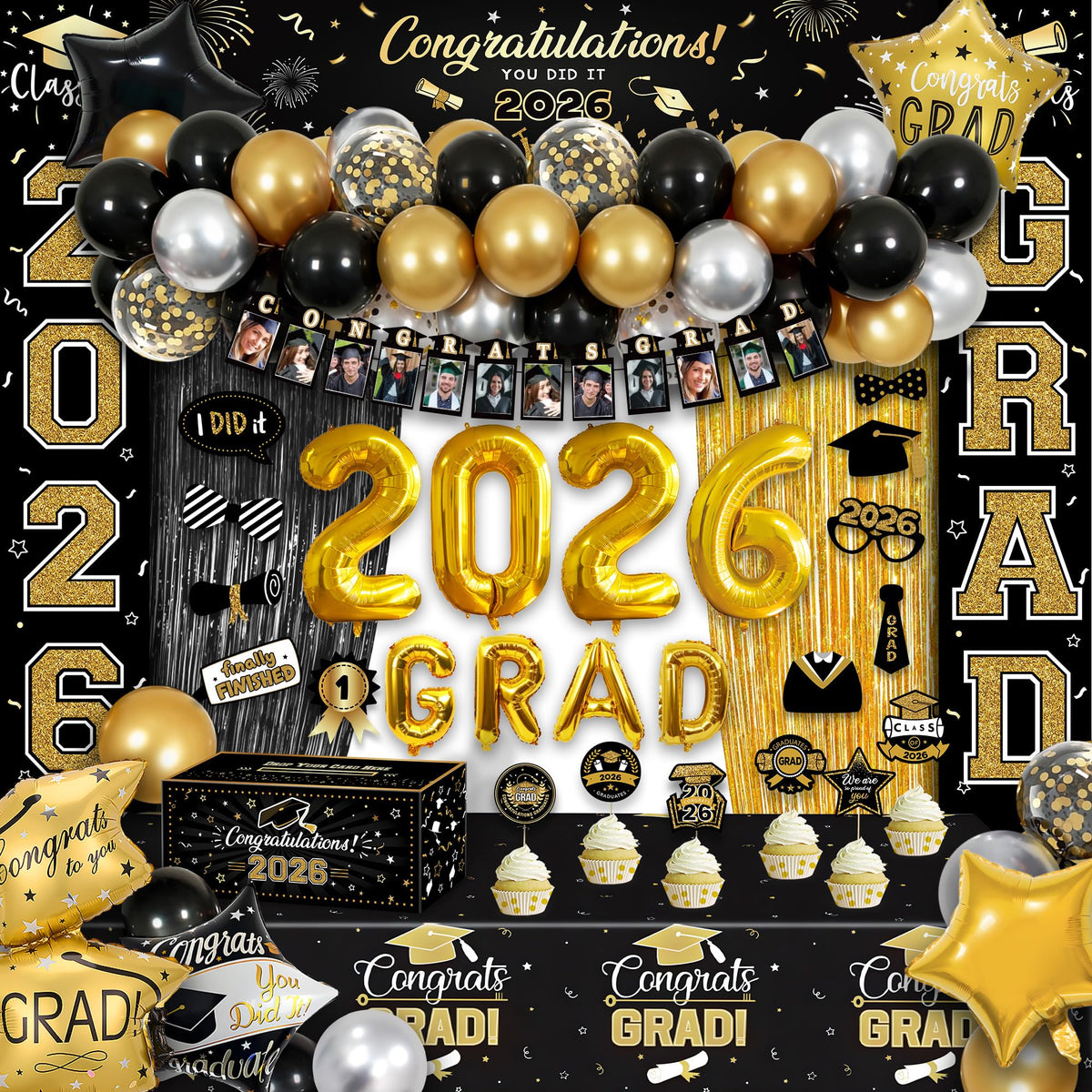 Party Spot 2026 number foil balloon creates a bold milestone display
