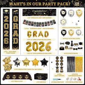 Party Spot black gold latex balloons enhance vivid photo moments